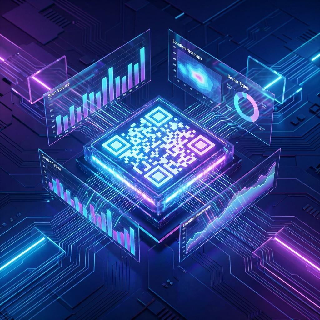 QR Code Analytics dashboard visualization