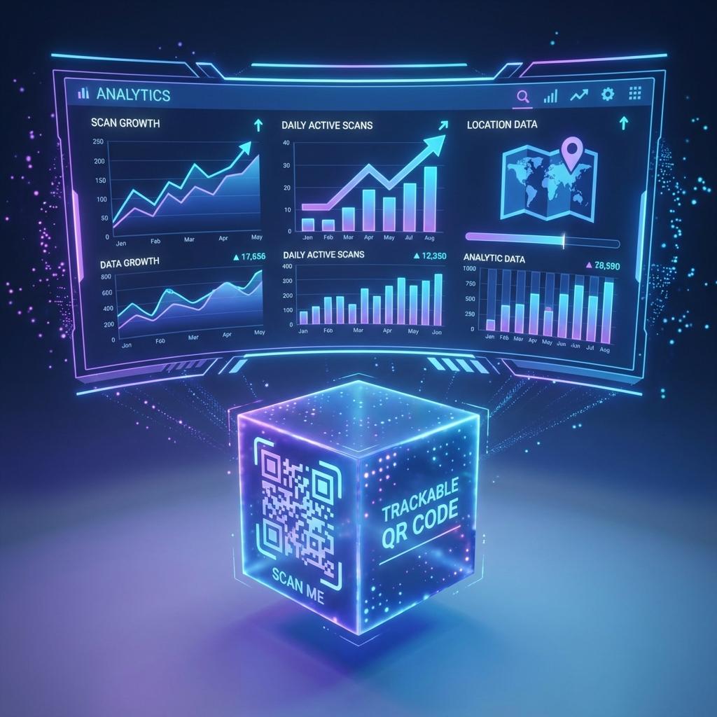 Trackable QR Code analytics