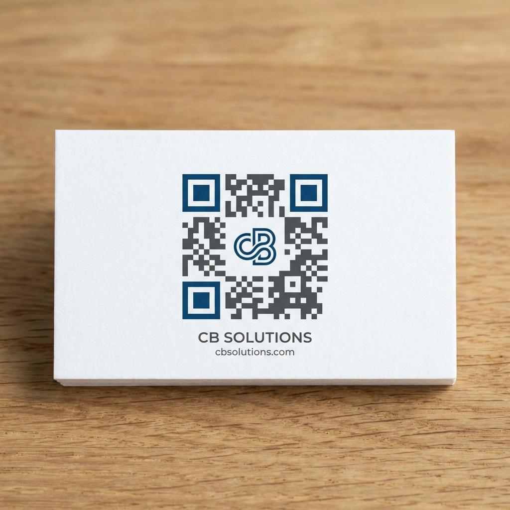 Business Card - Minimalist, corporate blue/gray