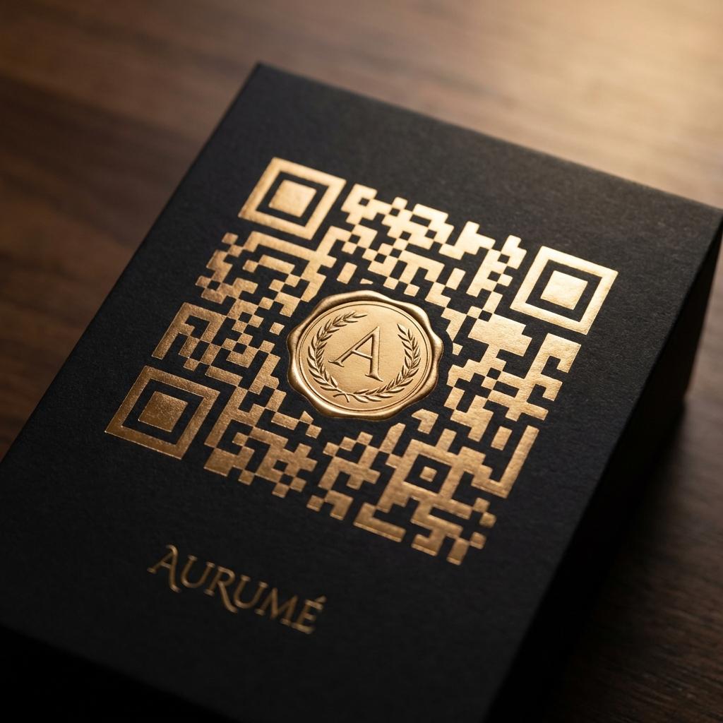 Product Packaging - Premium black & gold, brand logo